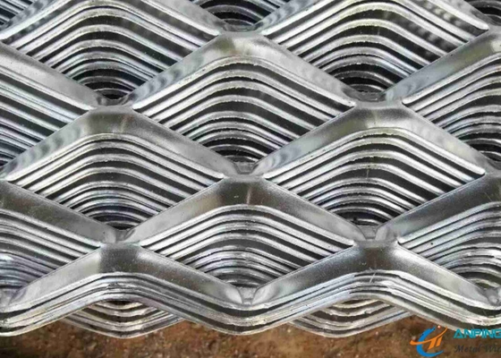 İmalatta Kullanılan Alüminyum Yükseltilmiş Genişletilmiş Metal Hasır