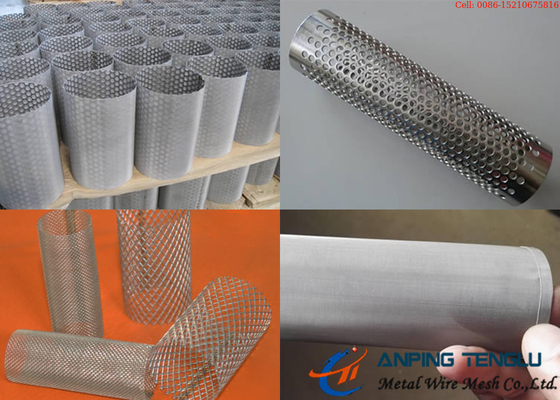 Dokuma Hasır Genişletilmiş Metal Delikli Tip Metal Filtre Tüpü