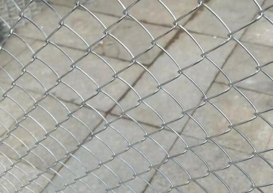 Çit Pas Direnci için 5m ila 30m Galvanizli PVC Kaplı Zincir Bağlantı Örgüsü