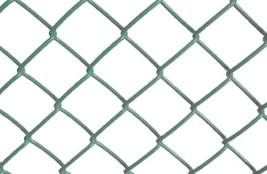 Üstün korozyon ve pas dirençli yeşil zincir bağlantı çit