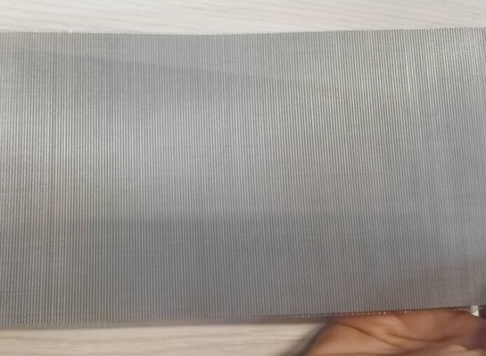 Ters Hollanda Dikiş Paslanmaz Çelik Kumaş Ekstrüder Ekran Kemeri Dayanıklı Yüksek Tensile