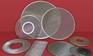 Dokuma Tipi Tubular Wire Mesh Filters Rimmed Screen Packs Dairesel Gergin Ekranlar