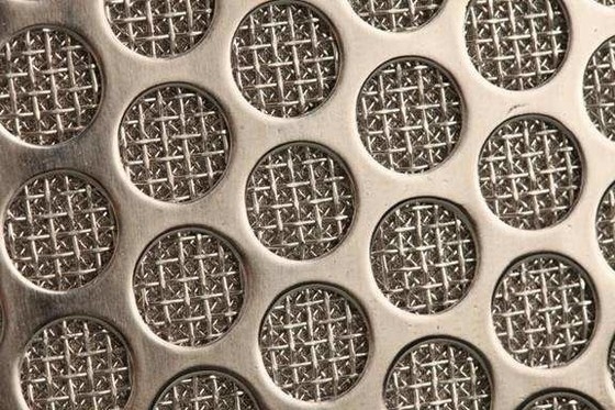 Sinter Filtre Ekrani Dikili Tel Ağı Beş Katman Paslanmaz Çelik Laminasyonlu