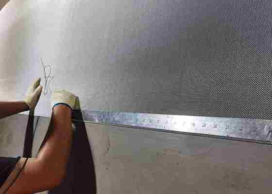 Pencere Kapısı Paslanmaz Çelik Güvenlik Ekrani 304 316 9.5 Mesh Boyutu Toz / PVC kaplanmış