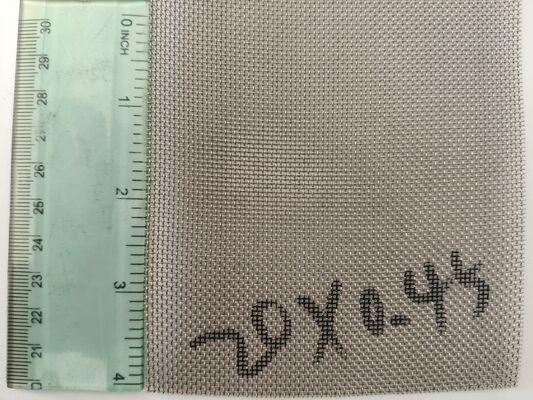 20 Mesh 0.45mm Tel Paslanmaz Çelik Düz Dikiş Kare Tel Ağı Çok Üstün Korozyon Direnci