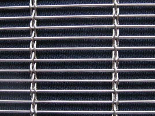 Üçlü Çözgü Örgü Dekoratif Metal Mesh 1.6mmx2.9mm