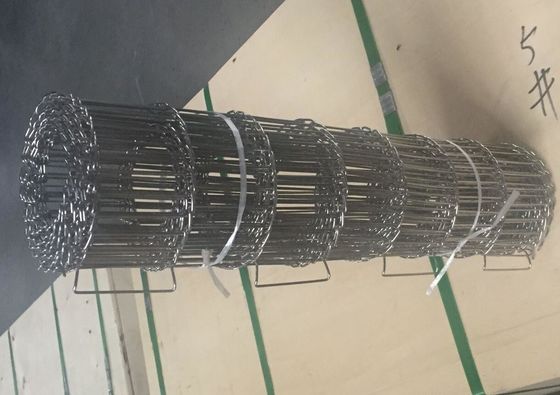 DIN 0,9 mm ila 2,8 mm Tel Konveyör Bant Tek Döngü Kenarı veya Çift Döngü Kenarı