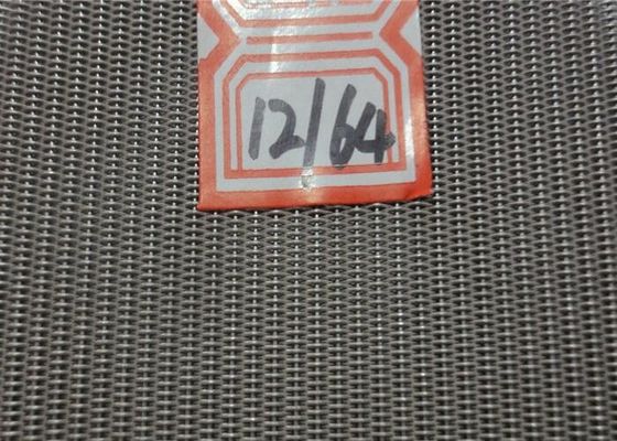 0.56mmx0.40mm Paslanmaz Çelik Hollanda Hasır 12x64 Mesh